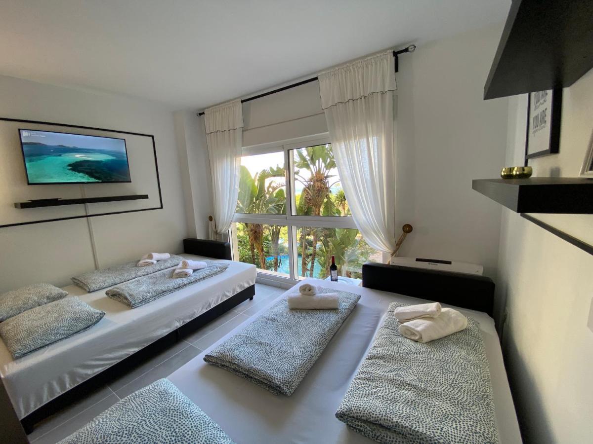Modern Sea View Studio In Benal Beach Benalmádena Zewnętrze zdjęcie