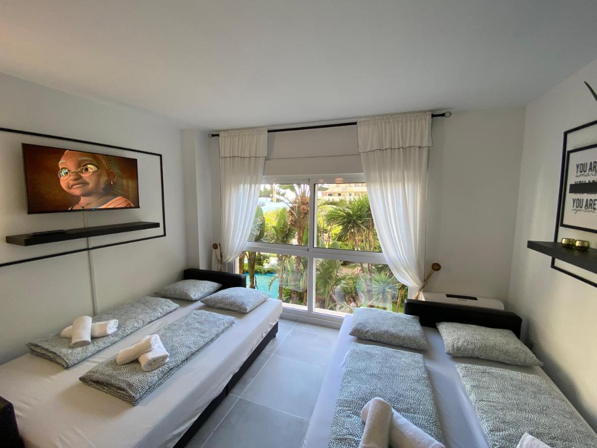 Modern Sea View Studio In Benal Beach Benalmádena Zewnętrze zdjęcie